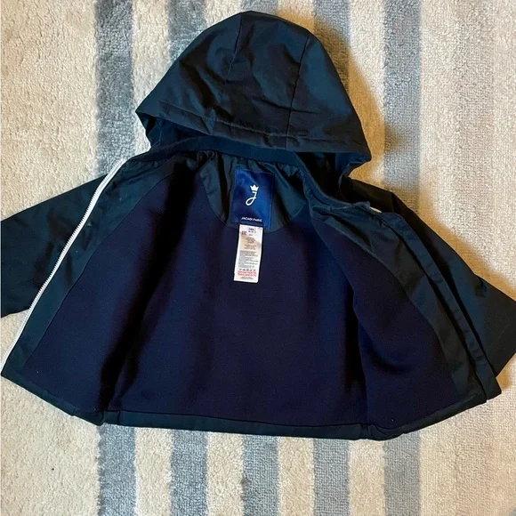 Jacadi Navy Blue Hooded Jacket